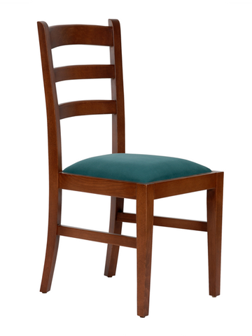 Green leather chair